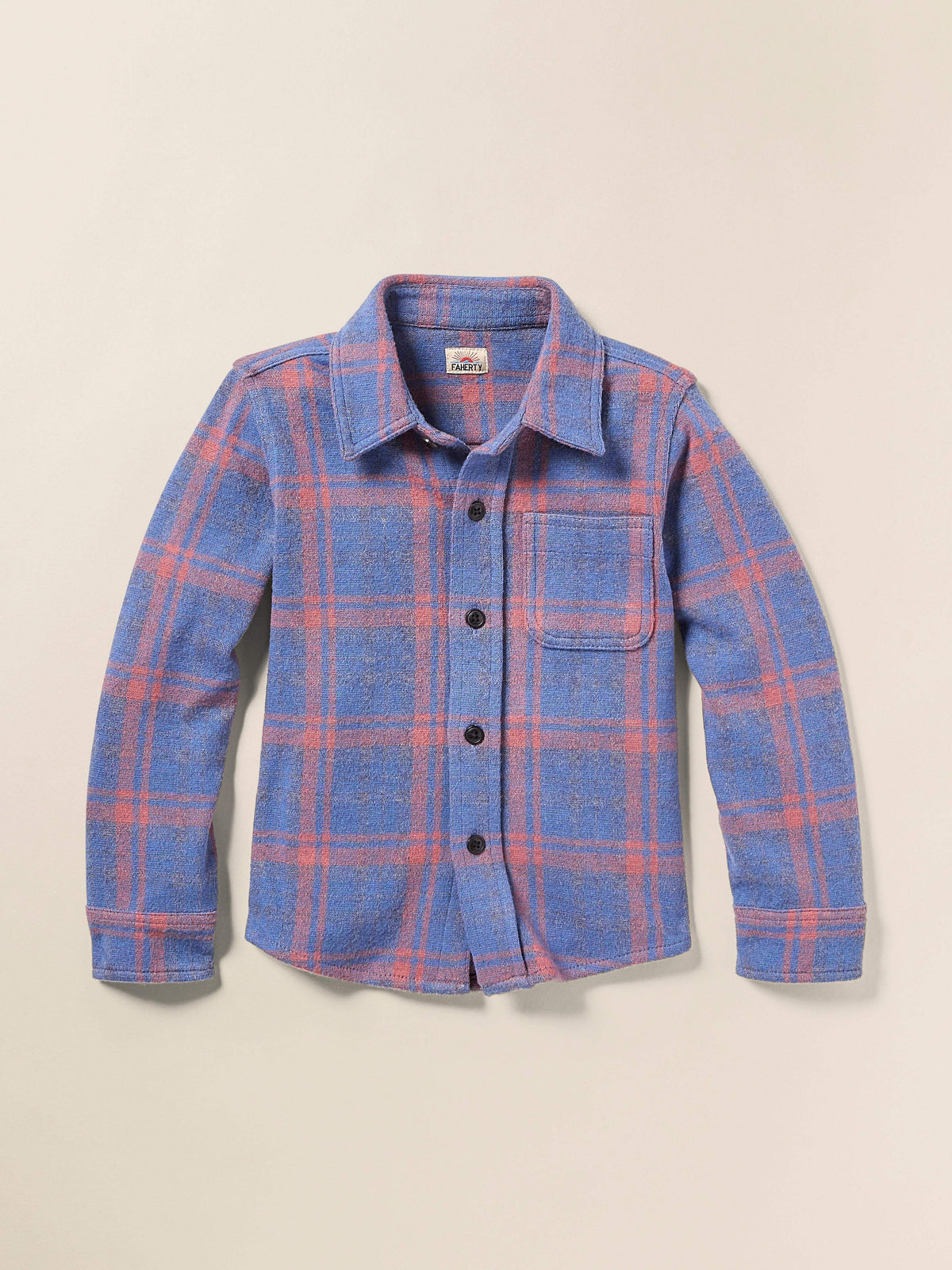 Kids Legend™ Sweater Shirt - Twilight Mauve Plaid