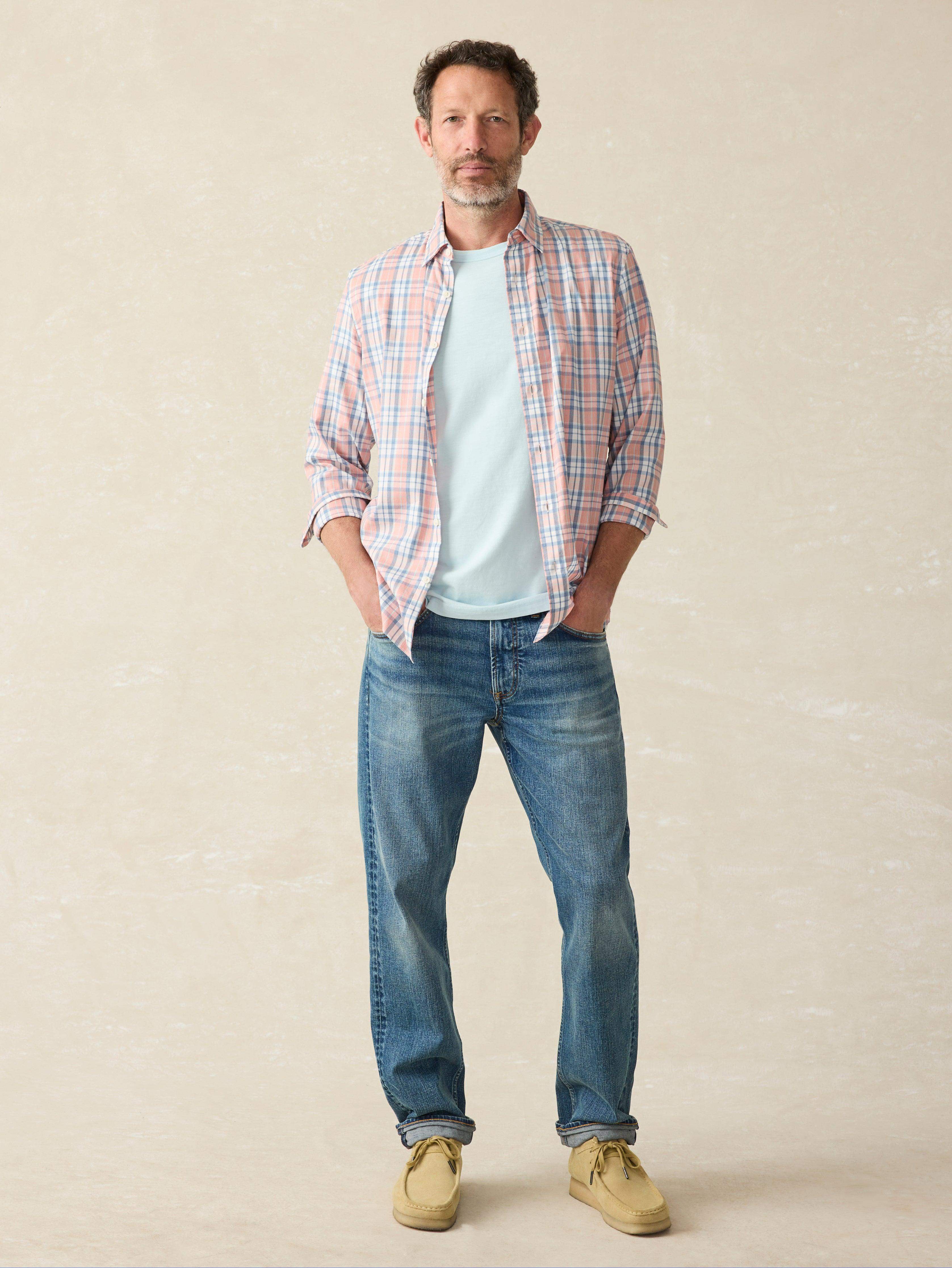 Movement™ Shirt - Ocean Coral Plaid