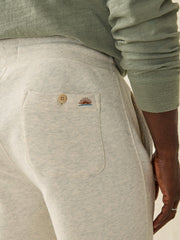High Standard Fleece Sweatpant - Antique Ivory Heather