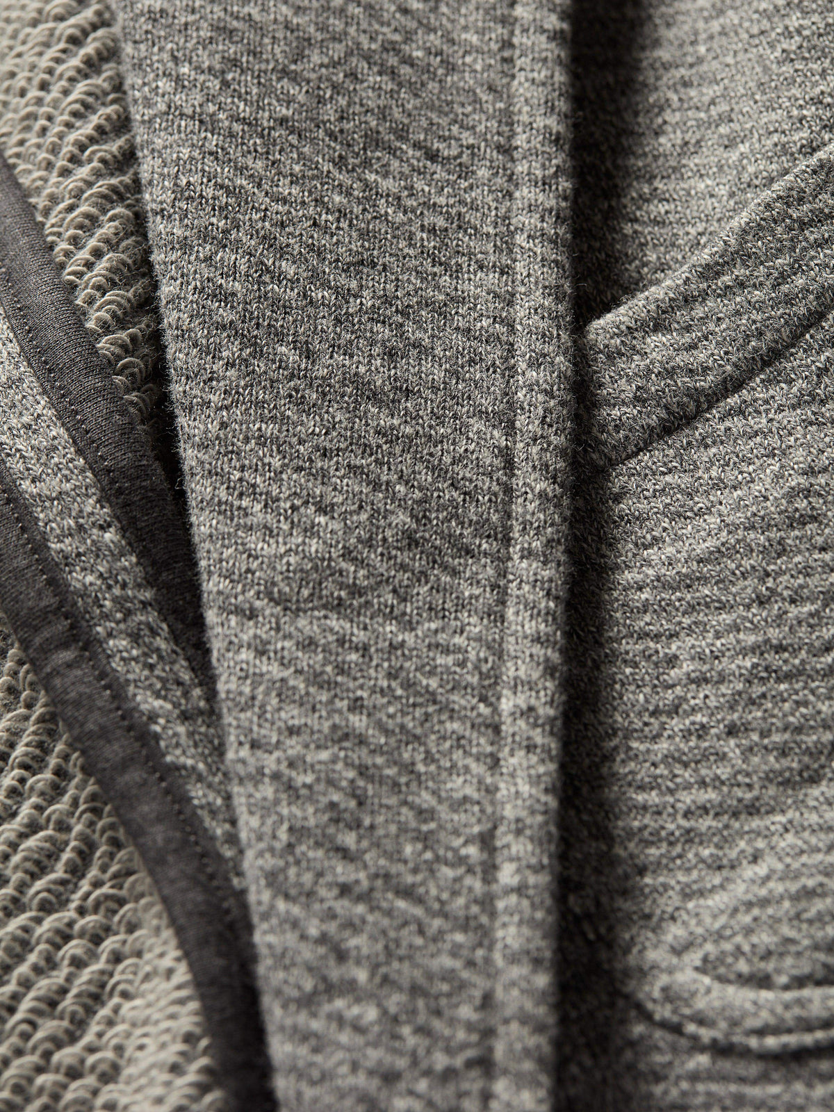 Inlet Knit Blazer (Short) - Medium Grey Melange