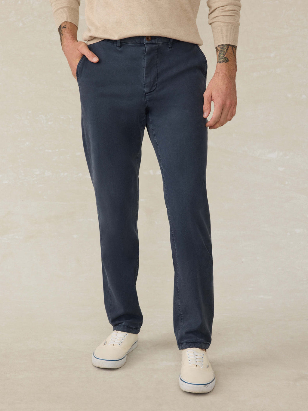 Coastline Stretch Chino - Blue Nights