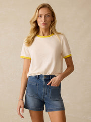 Sunwashed Regenerative Essential Tee - Passion Fruit