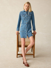 Michelle Denim Dress - Sea Bright Wash
