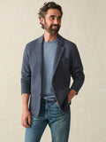 Inlet Knit Blazer - Deep Navy Melange