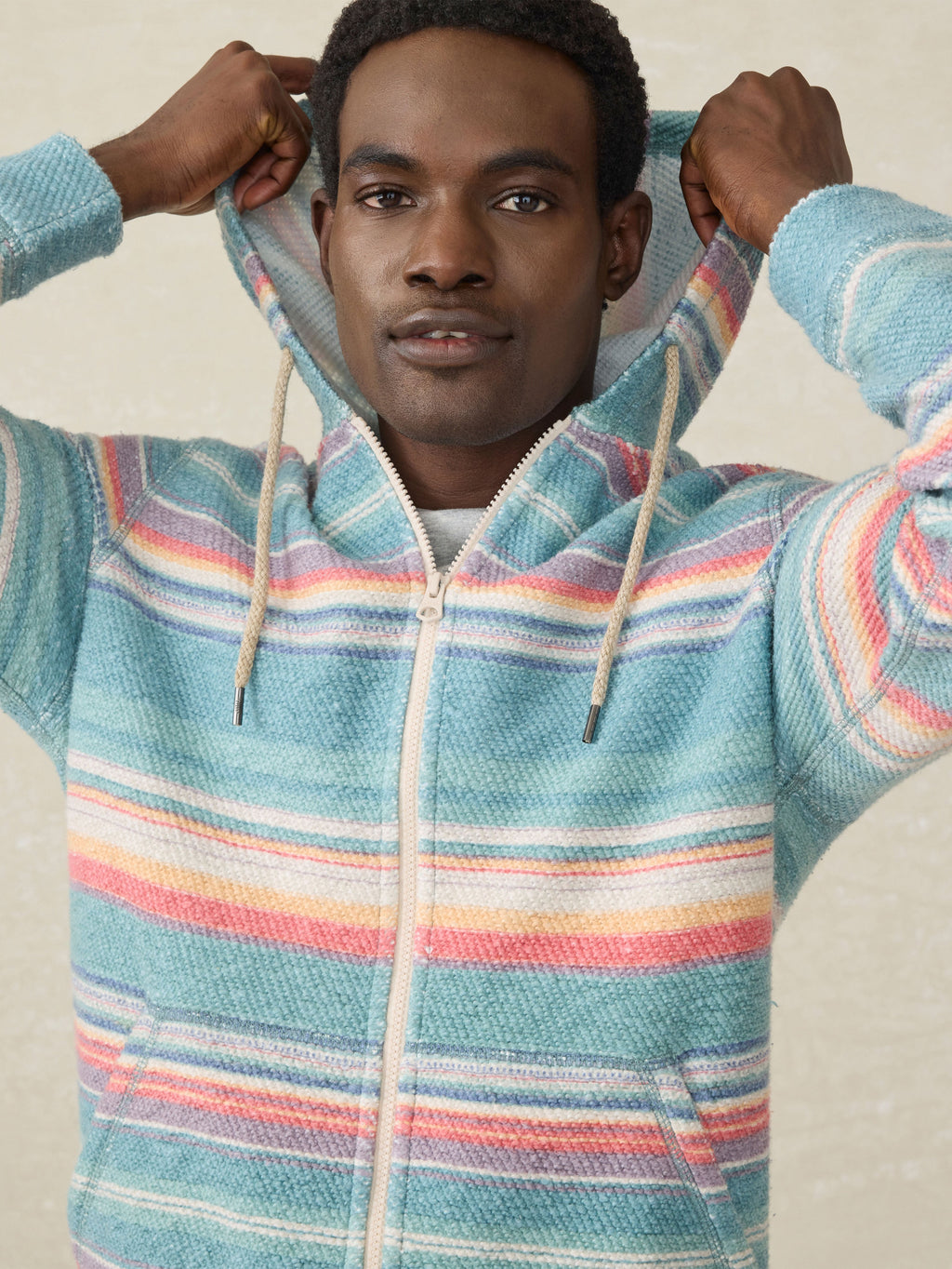 Whitewater Full Zip Hoodie - Island Sunrise