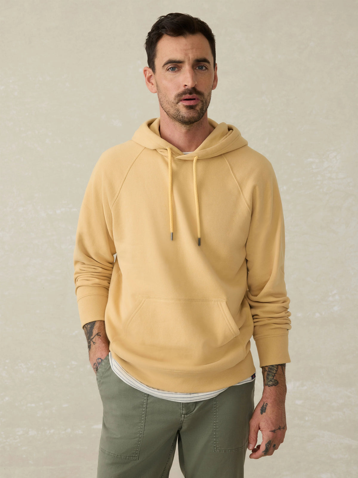 High Standard Fleece Hoodie - Sun Yellow