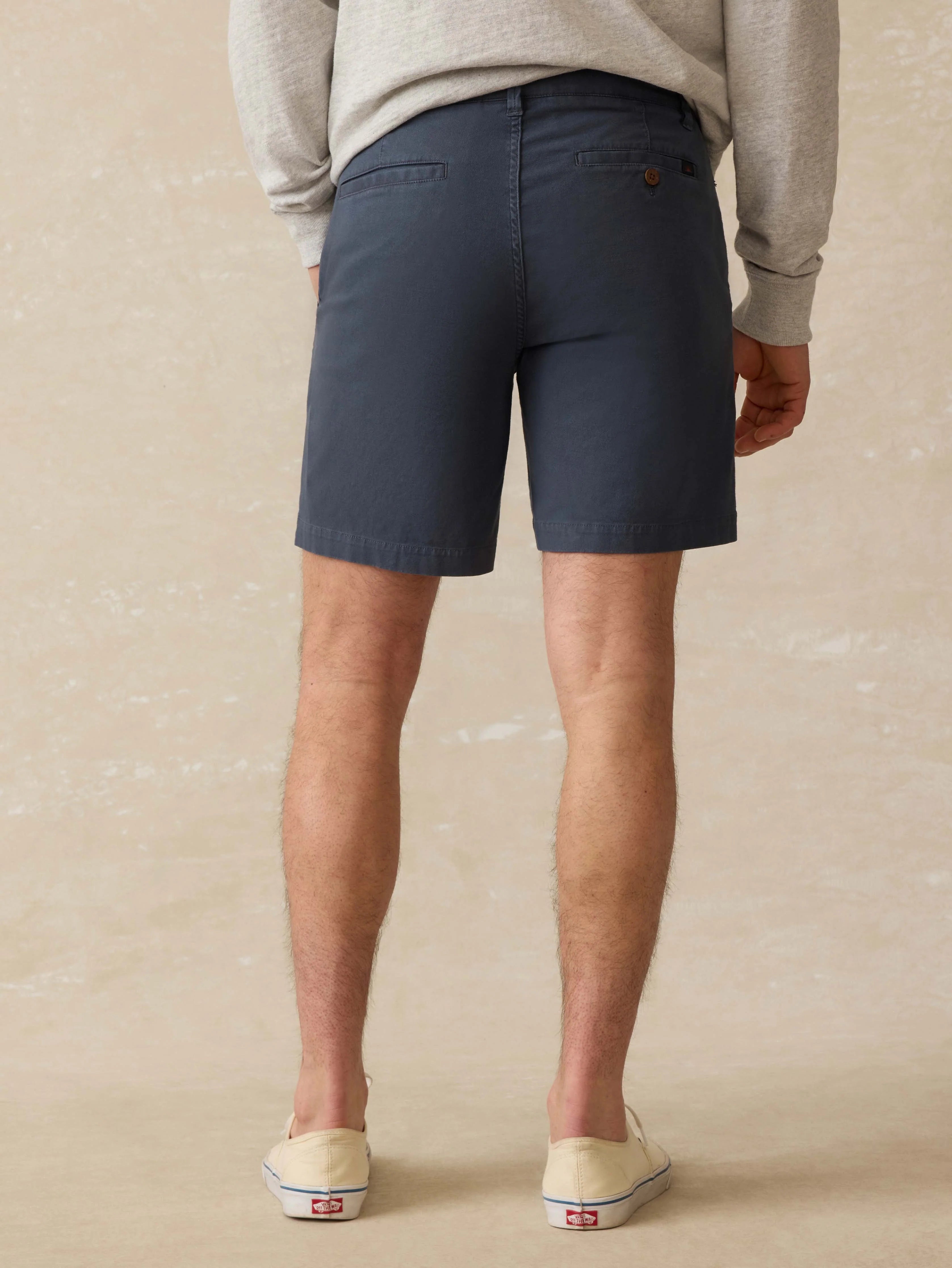 Essential Chino Short (8") - Blue Nights