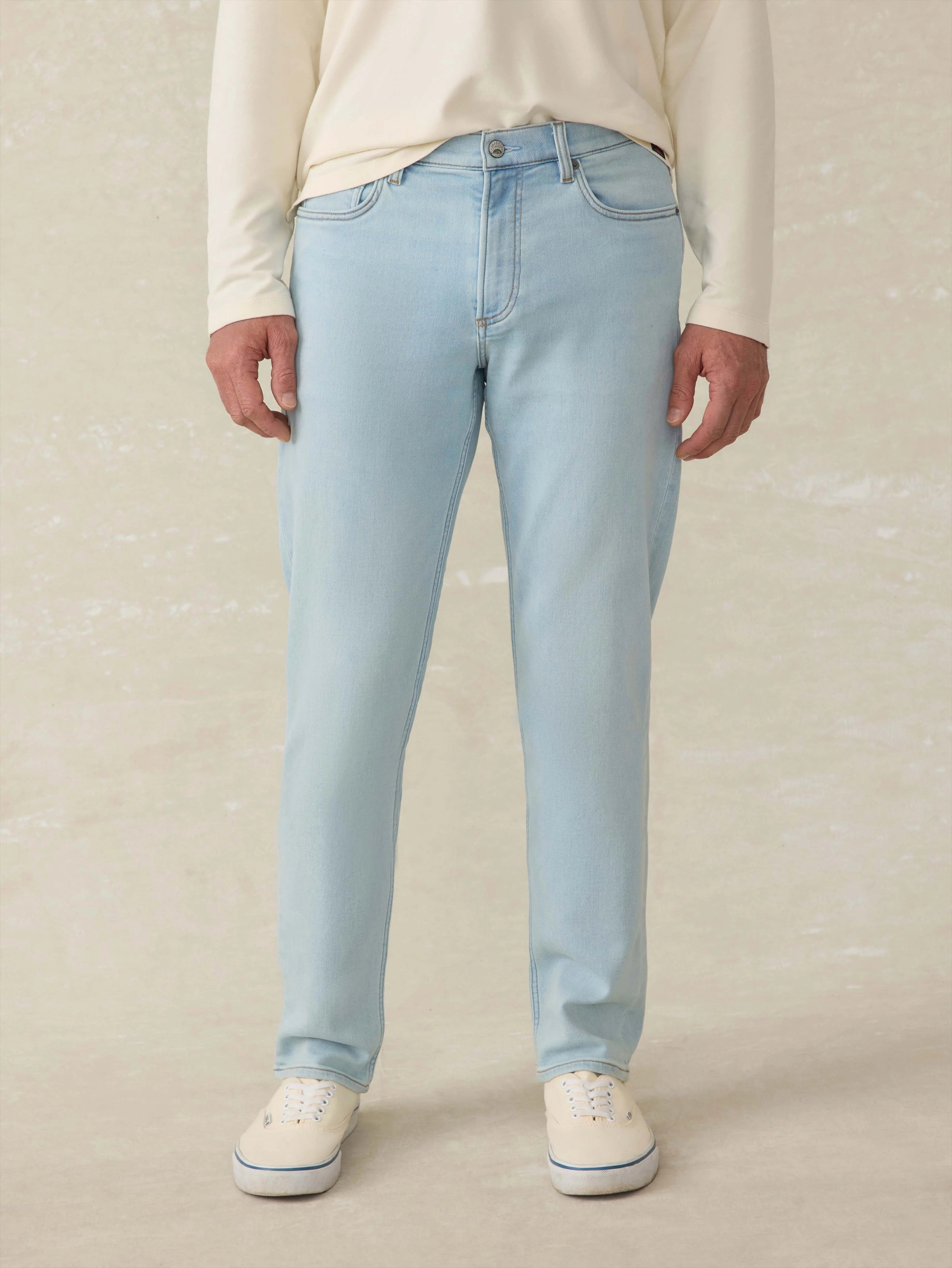 Stretch Terry Indigo 5 Pocket - Riverbend Wash
