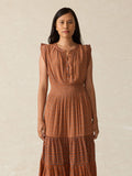 Woodstock Midi Dress - Chestnut Blossom