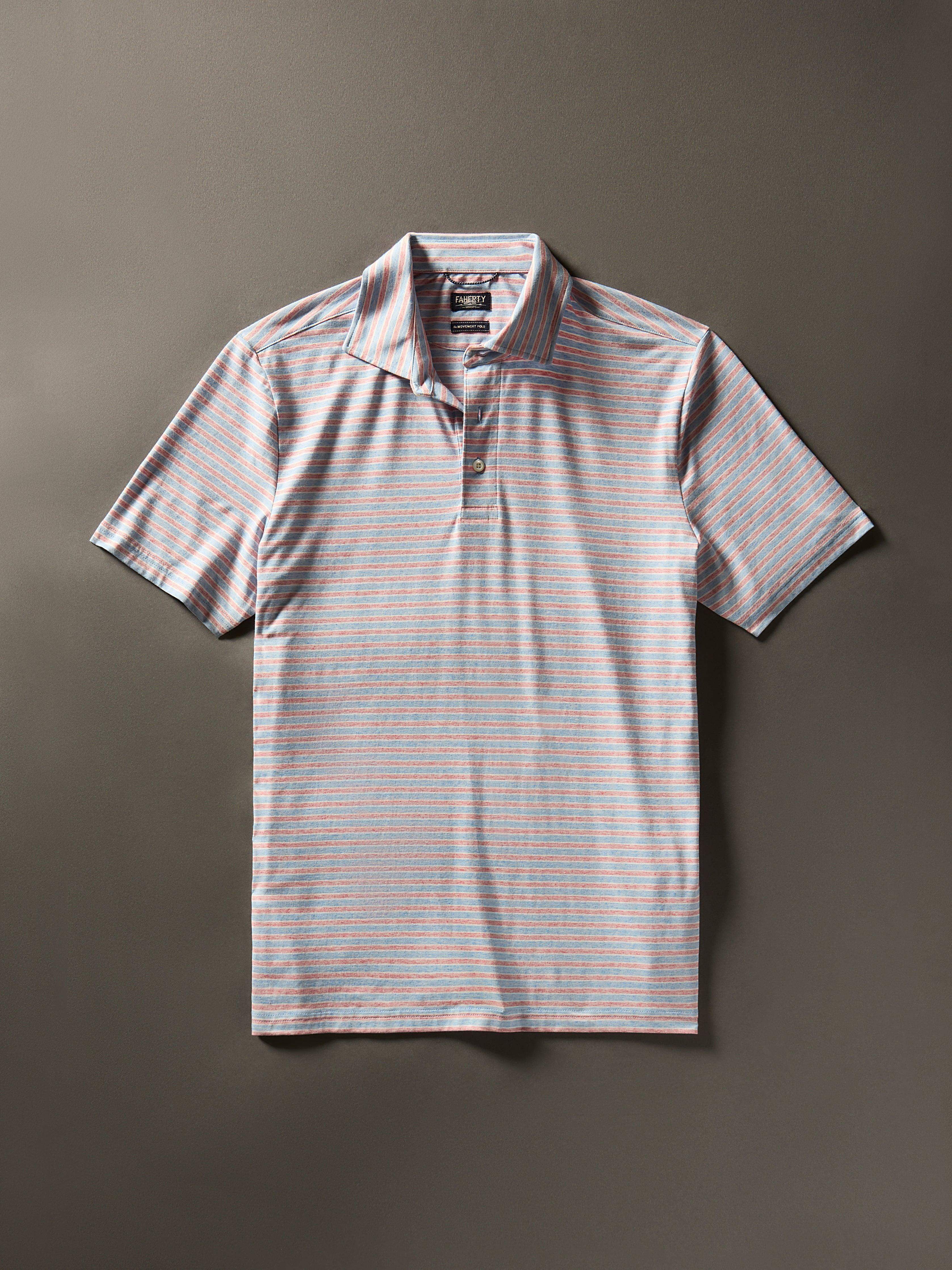 Short-Sleeve Movement™ Polo Shirt - Horizon Line Stripe