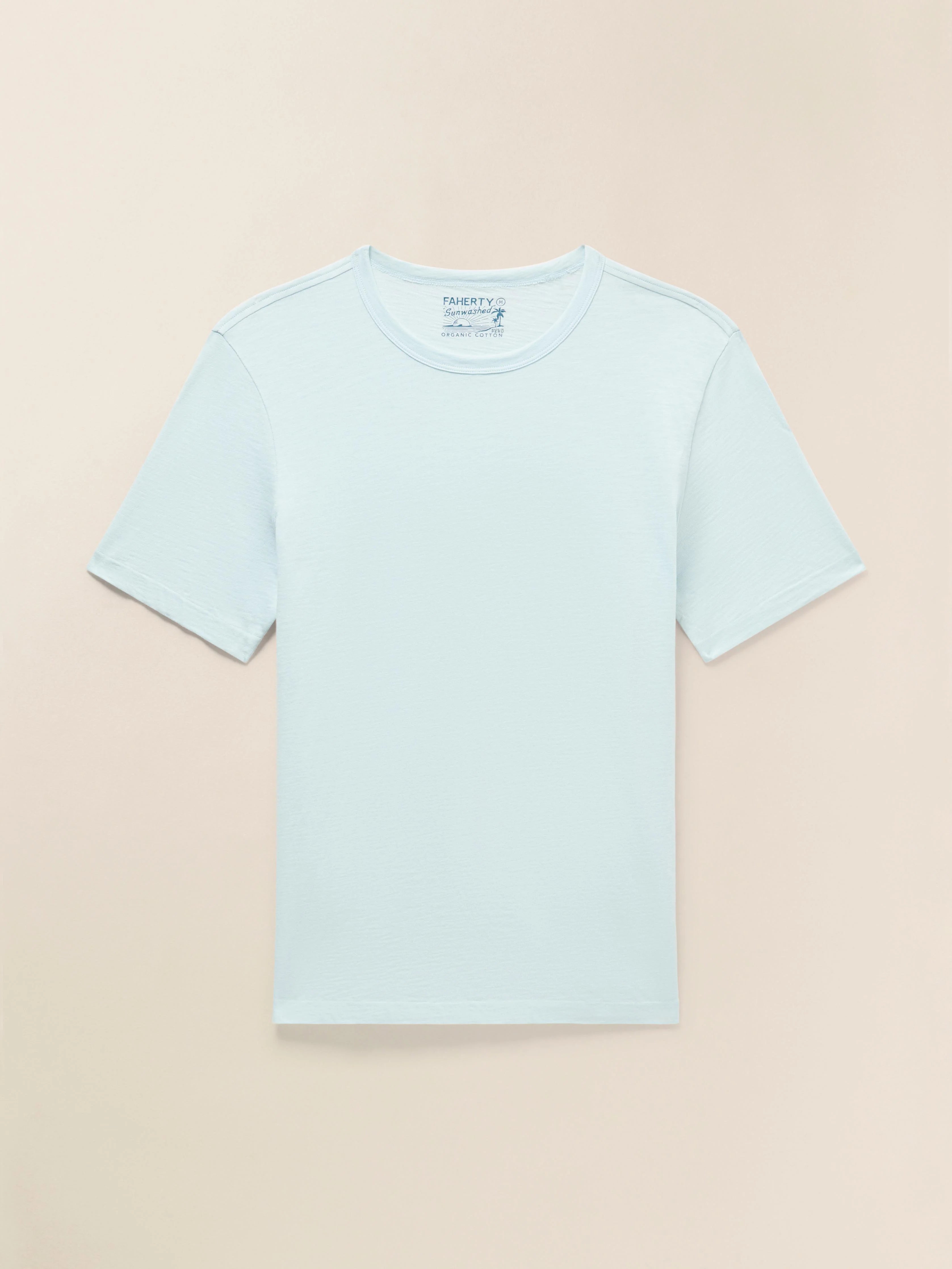 Sunwashed Regenerative Tee - Sky