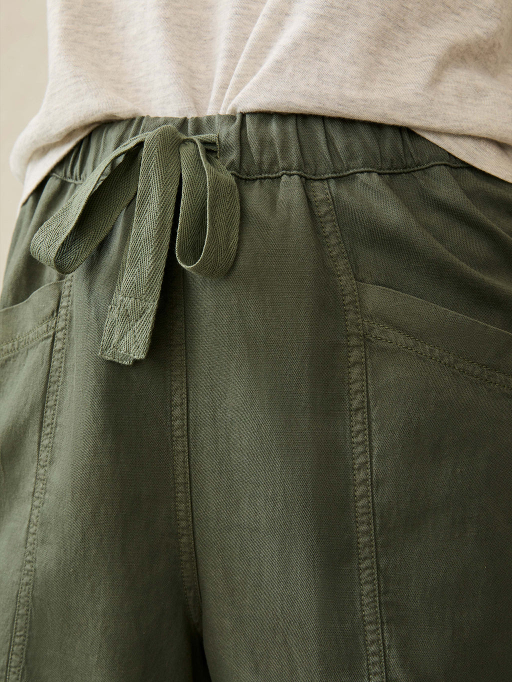 Topanga Drape Short - Thyme