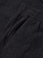 Legend™ Lounge Wide Leg Pant - Heathered Black Twill