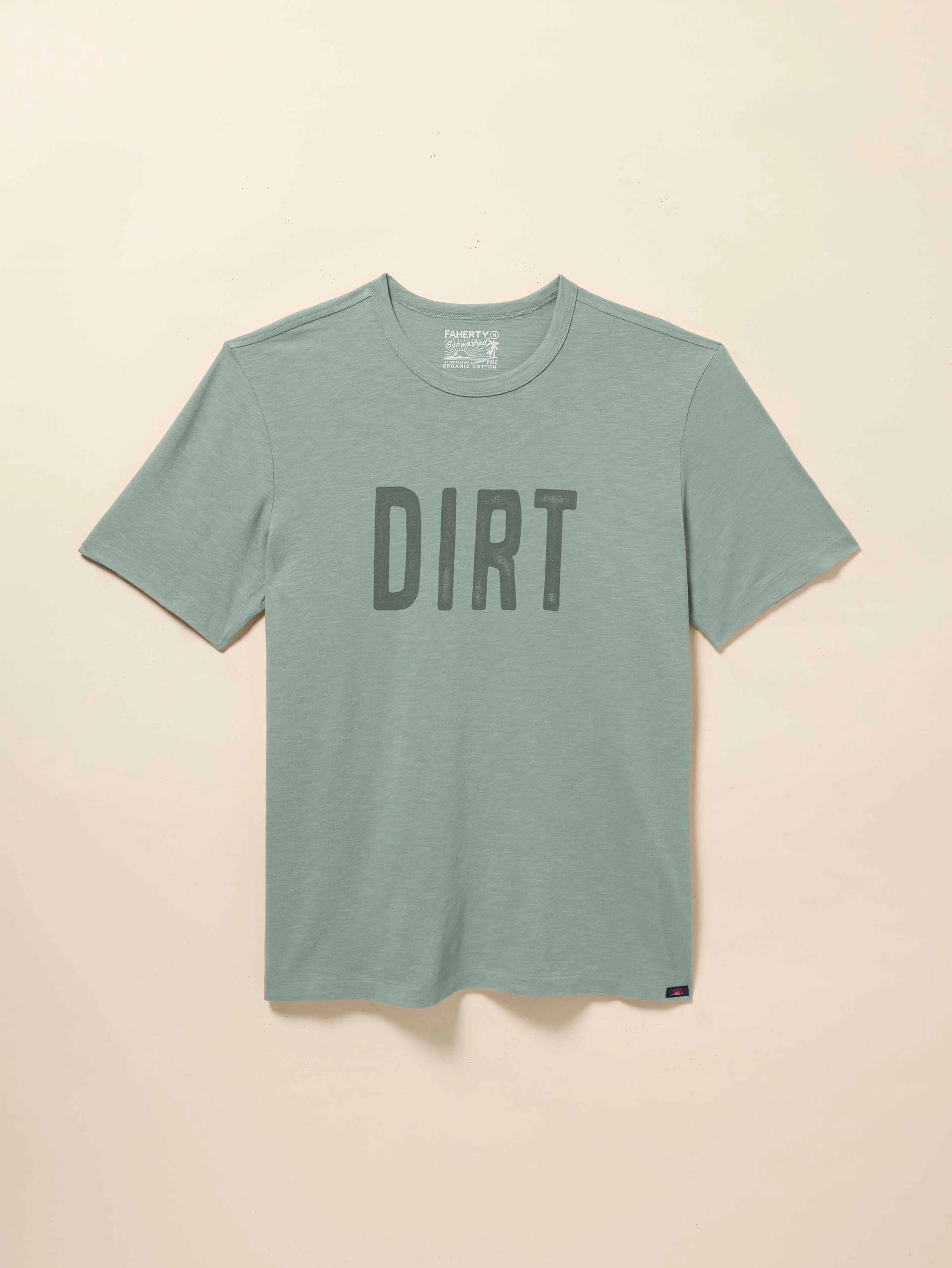 DIRT Sunwashed Regenerative Cotton Tee - Sage Creek