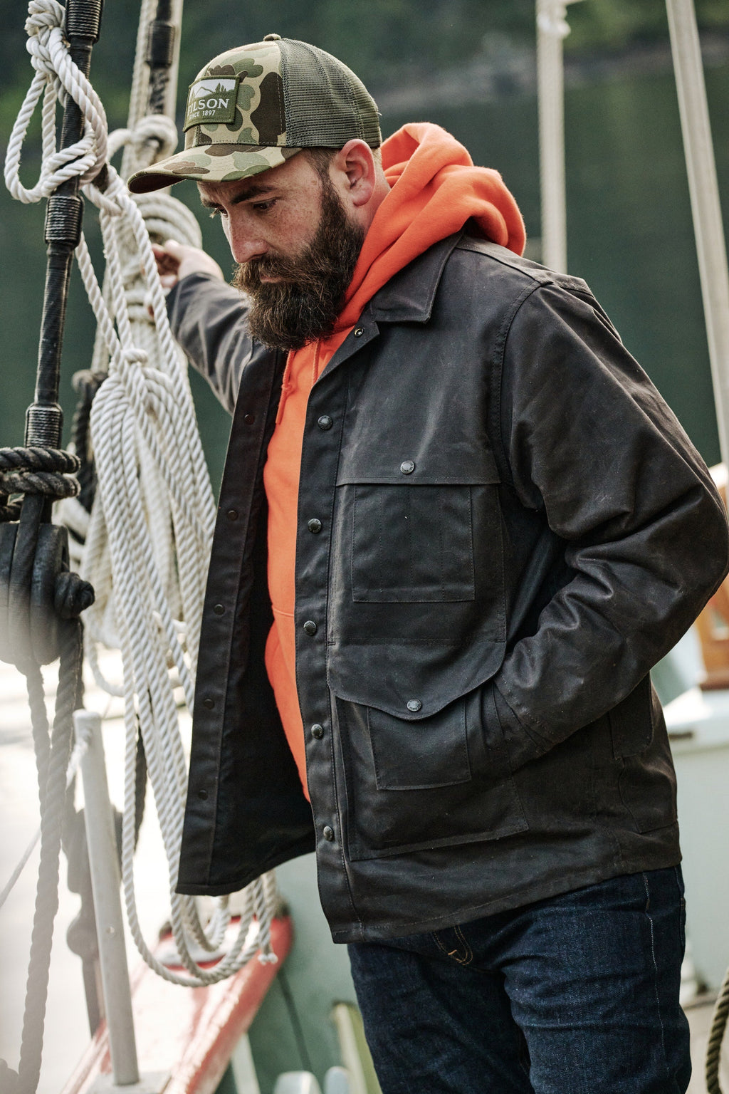 Lined Tin Cloth Cruiser Jacket