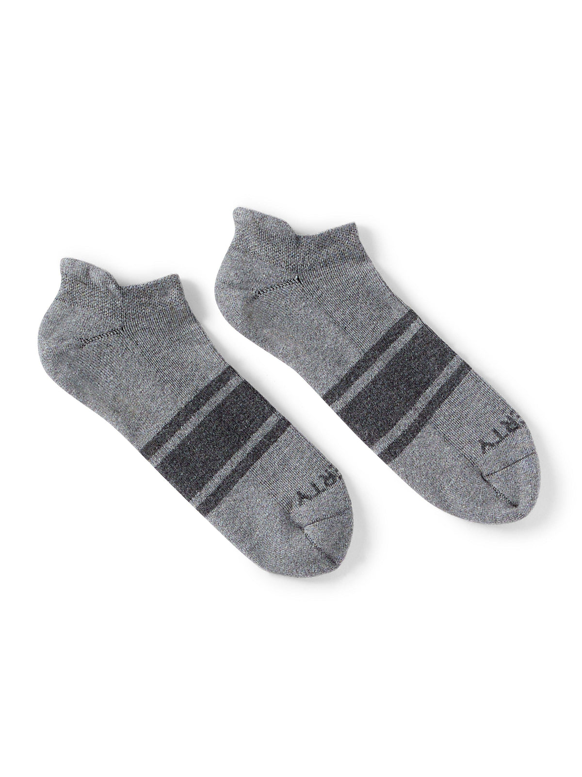 Surf Stripe Ankle Sock - Heather Grey