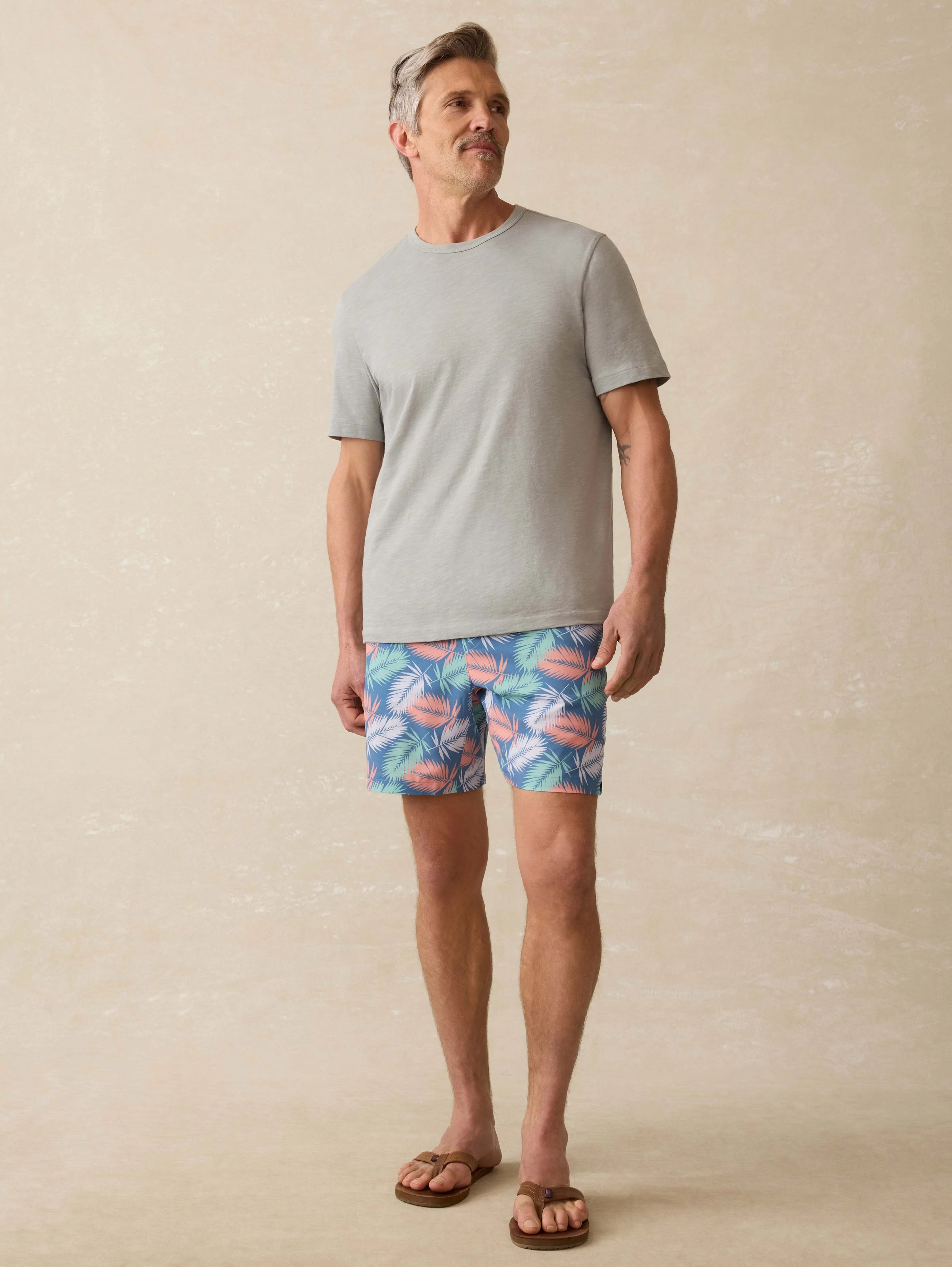 Sunwashed Regenerative Tee - Lakeshore Grey