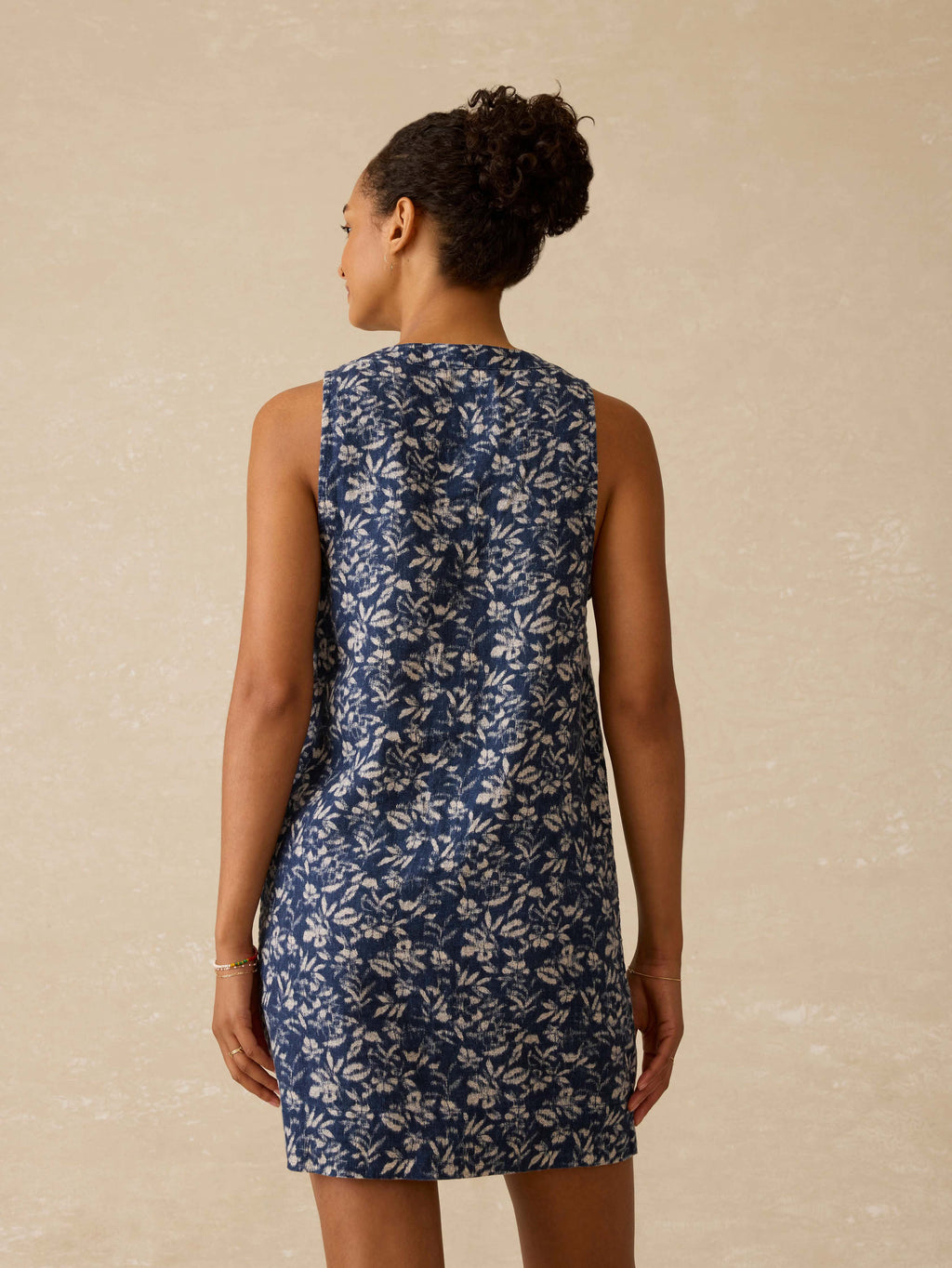 Alston Dress - Juniper Ikat Floral