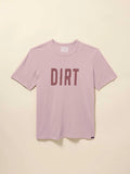 DIRT Sunwashed Regenerative Cotton Tee - Vista Plum