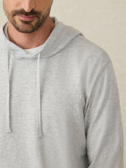 Sunwashed Slub Hoodie (Tall) - Light Grey Heather