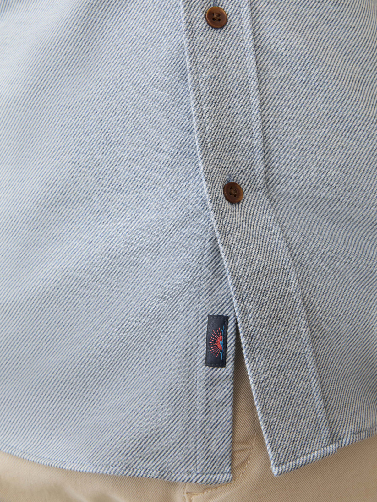 Coastline Knit Shirt - Oceanside Blue